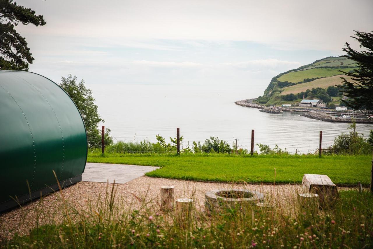 Glenarm Castle Ocean View Pods Hotel Exterior foto
